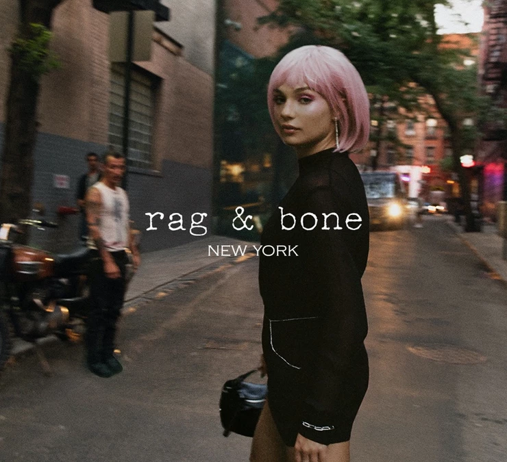 Maddie Ziegler, 19, poses on the streets of New York for the Rag & Bone Fall 2021 campaign