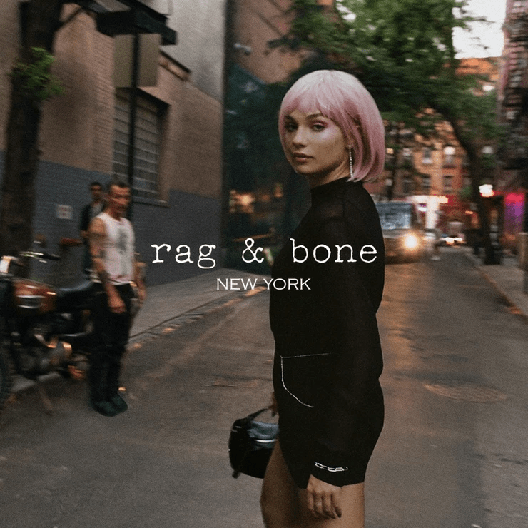 Maddie Ziegler, 19, poses on the streets of New York for the Rag & Bone Fall 2021 campaign