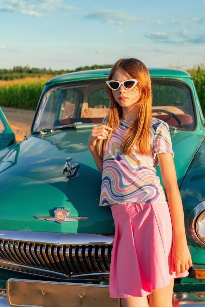 Kids photography in fashion magazine EpixKids Magazine. 

portrait, photographer, kids fashion, photography poses, summer, summer dress, retro car, inspiration, mood, beautiful photos